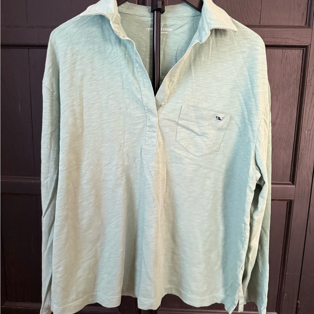 Vineyard Vines women’s Sage green Long Sleeve Shirt
